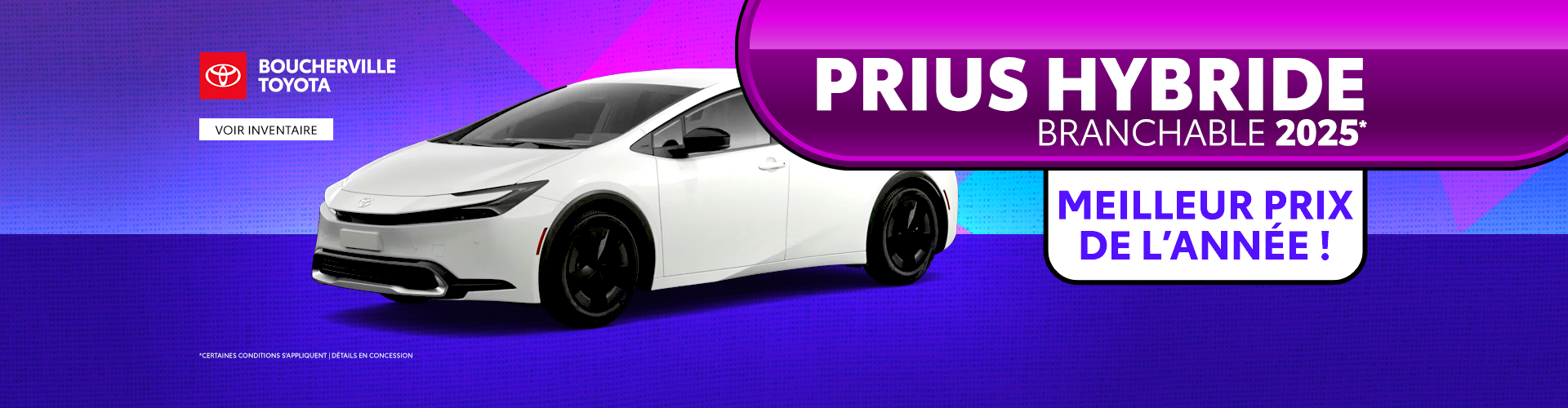 PRIUS HYBRIDE BRANCHABLE 2025 !