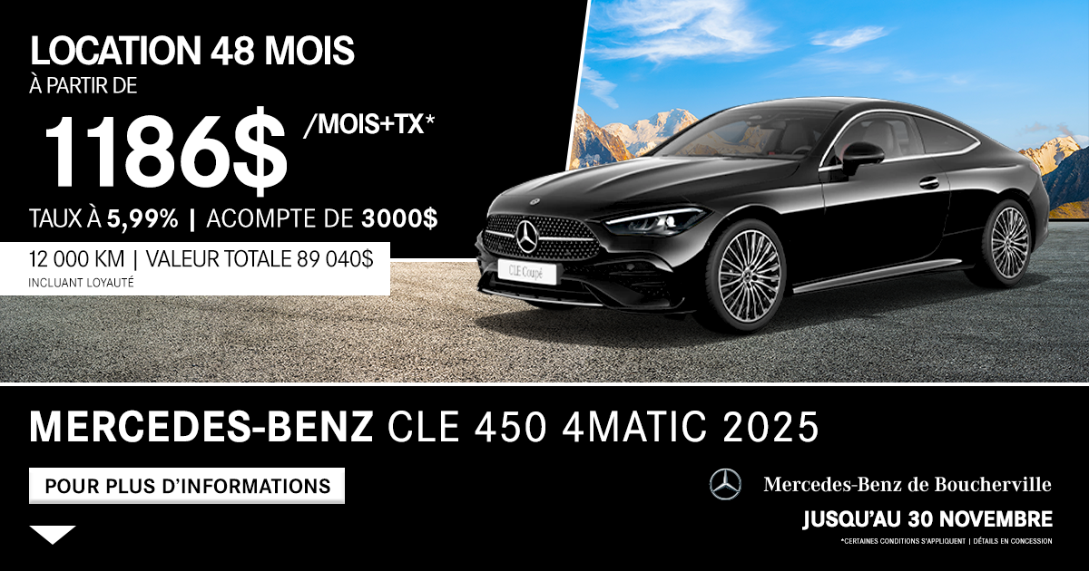 CLE 450 4MATIC 2025