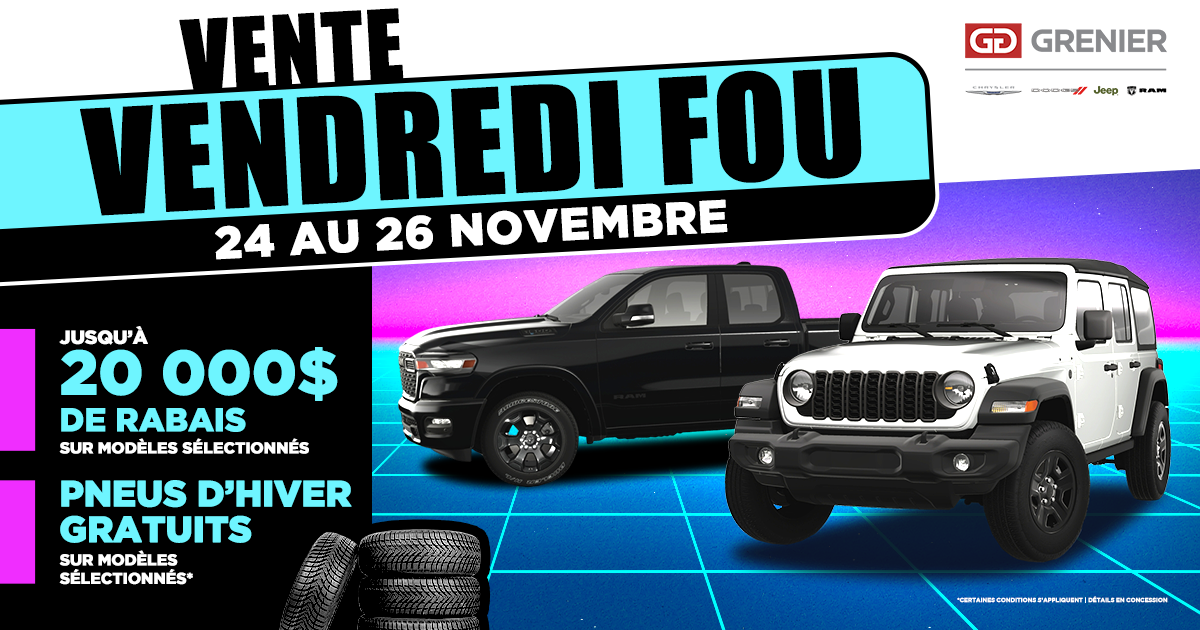 VENTE VENDREDI FOU !