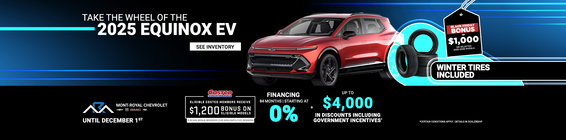 TAKE THE WHEEL OF THE 2025 EQUINOX EV EVENT