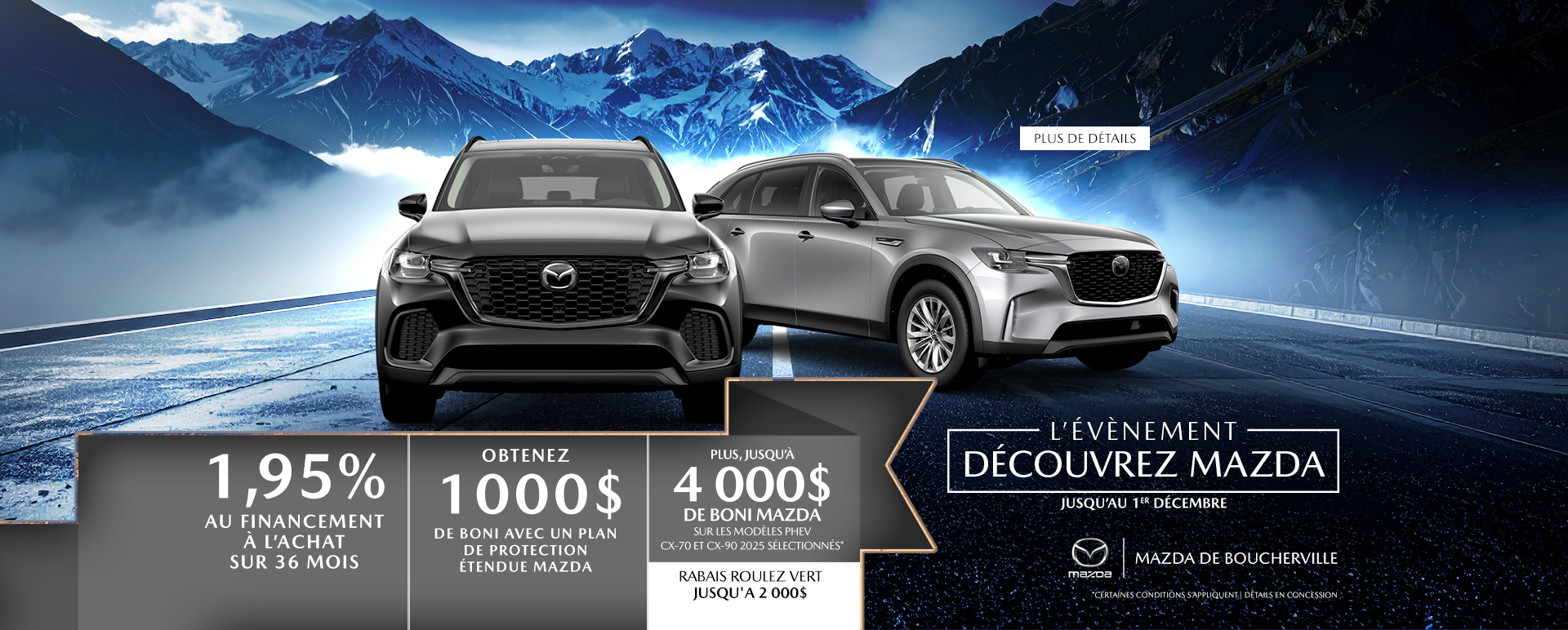 L'ÉVÉNEMENT DÉCOUVREZ MAZDA !