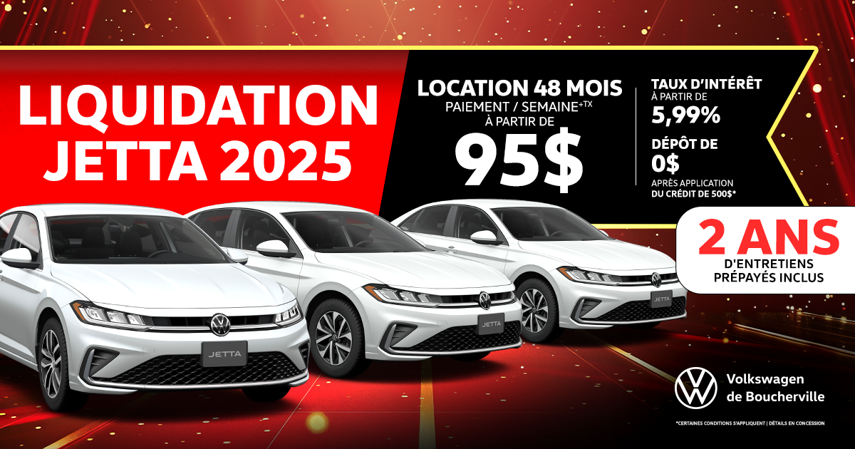 LIQUIDATION JETTA 2025 !