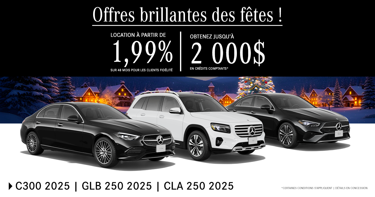 OFFRES BRILLANTES DES FÊTES !