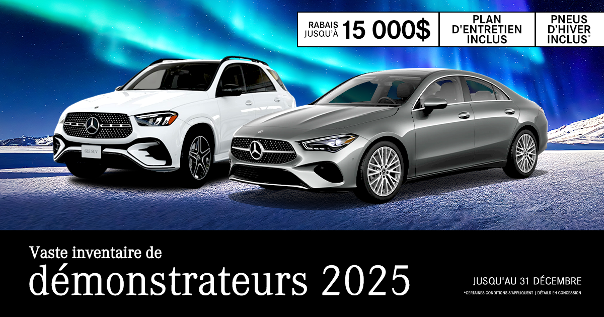 DÉMONSTRATEURS 2025