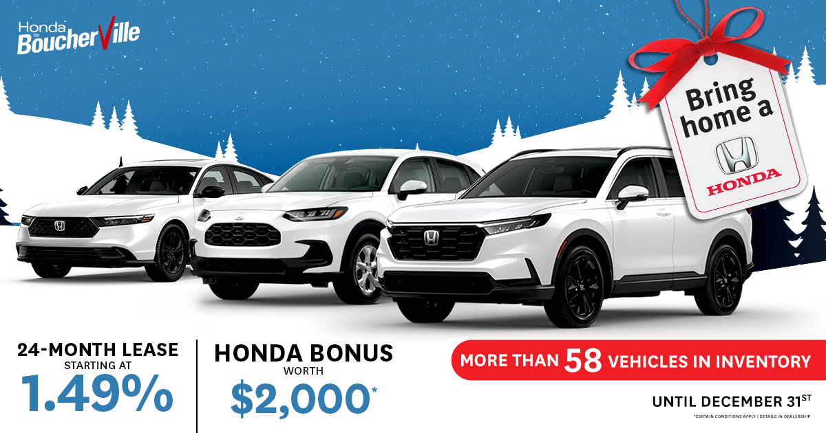 BRING HOME A HONDA !
