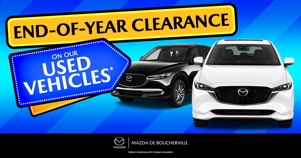 END-OF-YEAR CLEARANCE ON OUR USED VEHICLES !