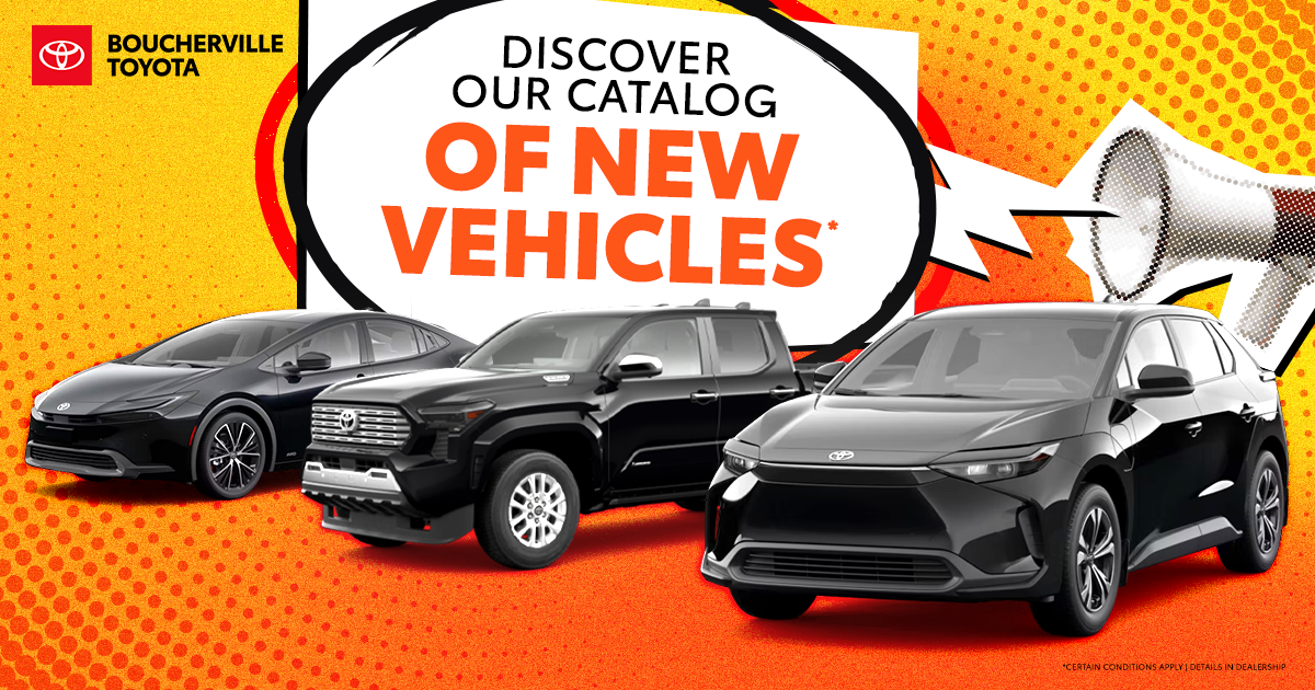 EXPLORE OUR CATALOG OF NEW VEHICLES !