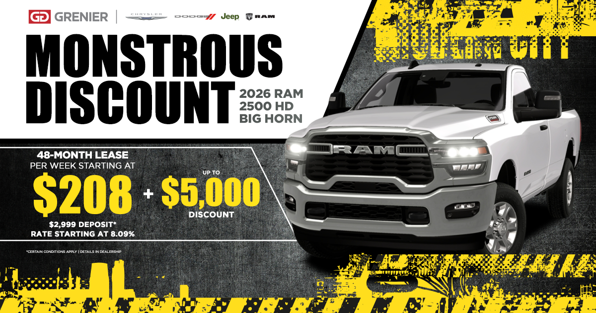 MONSTROUS DISCOUNT !