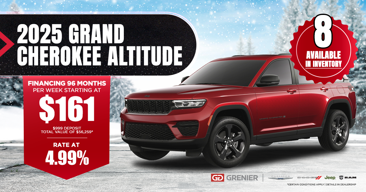 2025 JEEP GRAND CHEROKEE ALTITUDE !