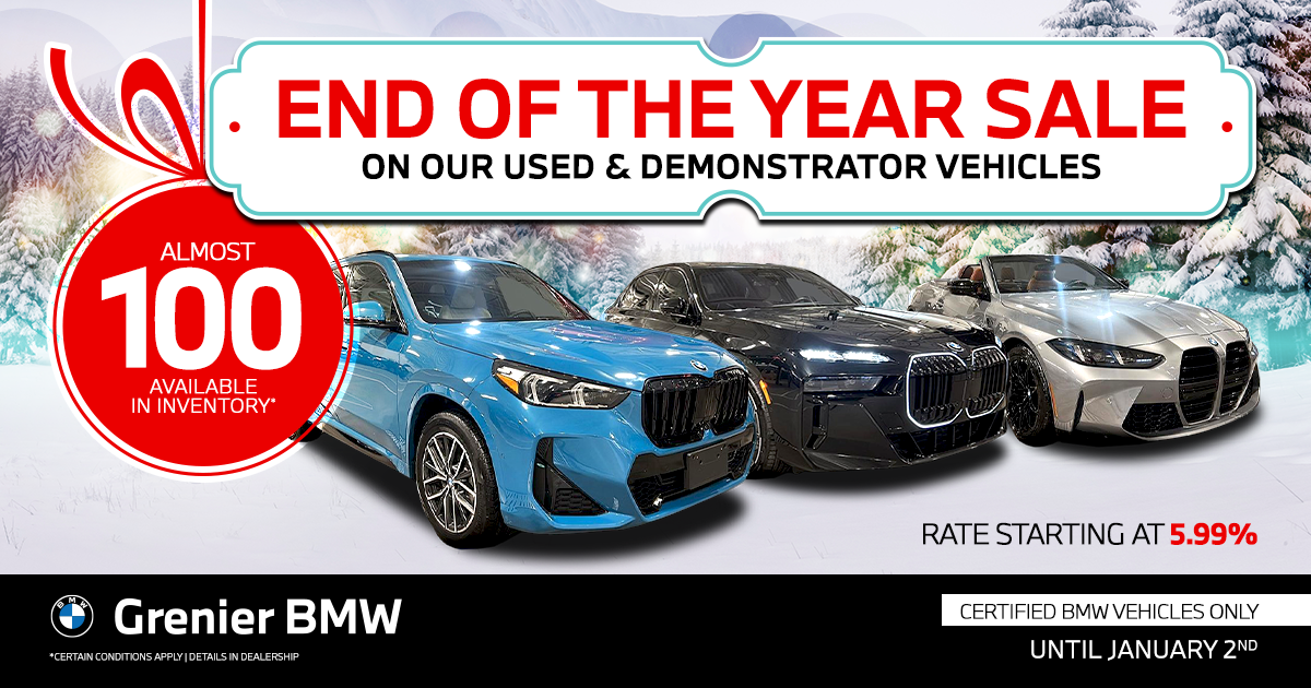 END OF THE YEAR SALE ON OUR USED VEHICLES !