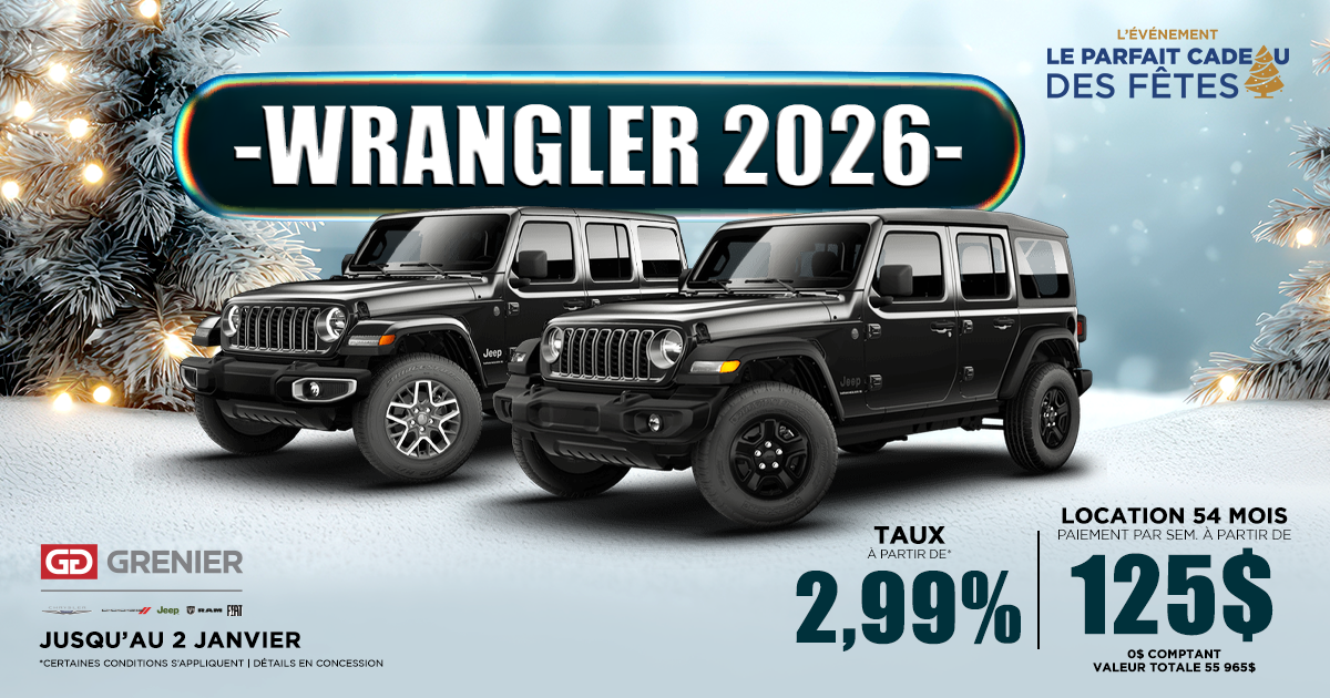 WRANGLER 2026 !