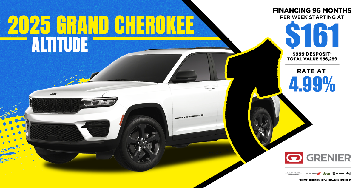 2025 JEEP GRAND CHEROKEE ALTITUDE !