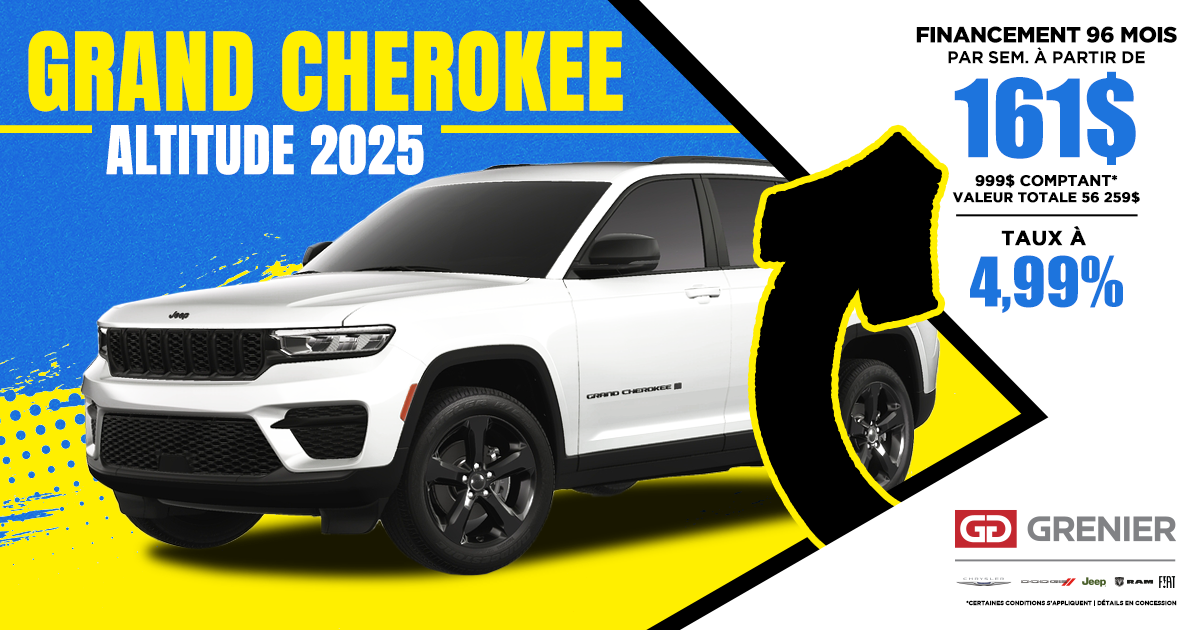 JEEP GRAND CHEROKEE ALTITUDE 2025 !