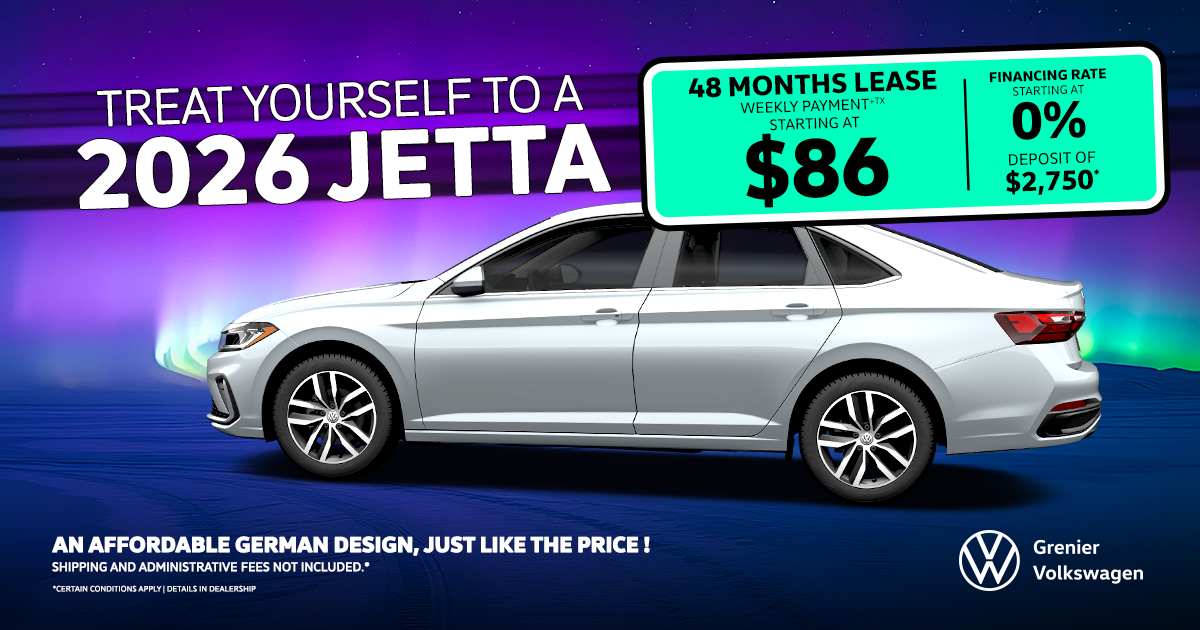 TREAT YOURSELF TO A 2026 JETTA !