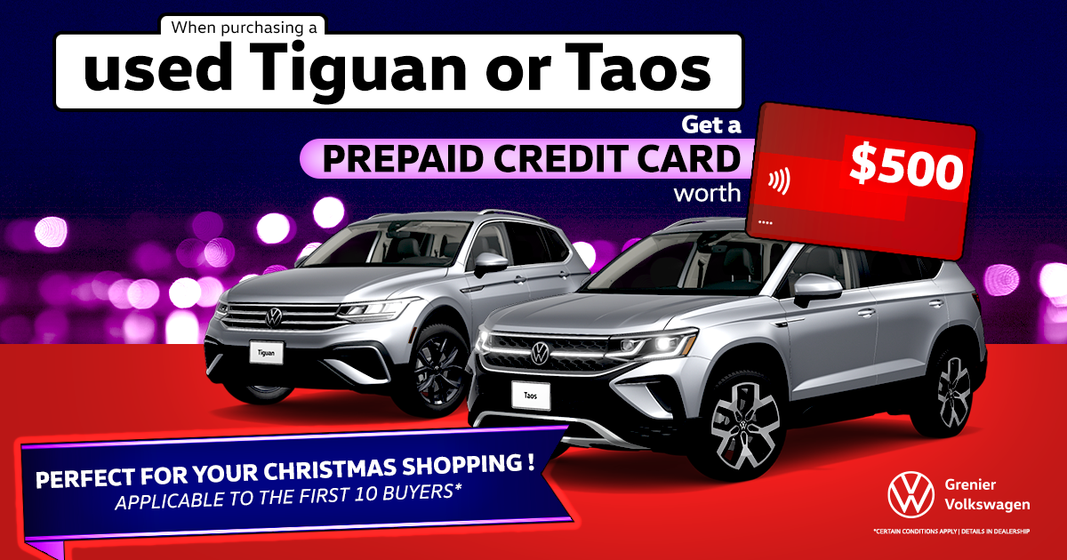 PROMOTION ON USED TAOS AND TIGUAN !
