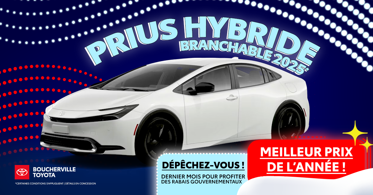 PRIUS HYBRIDE BRANCHABLE 2025 !