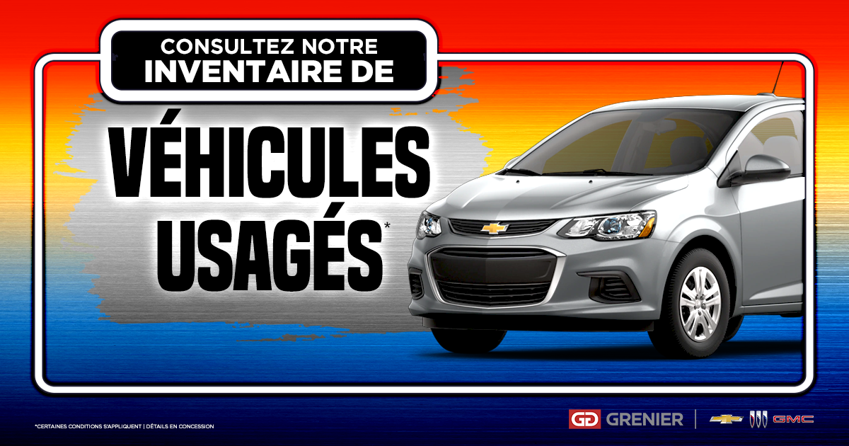 CONSULTEZ NOTRE INVENTAIRE USAGÉS !