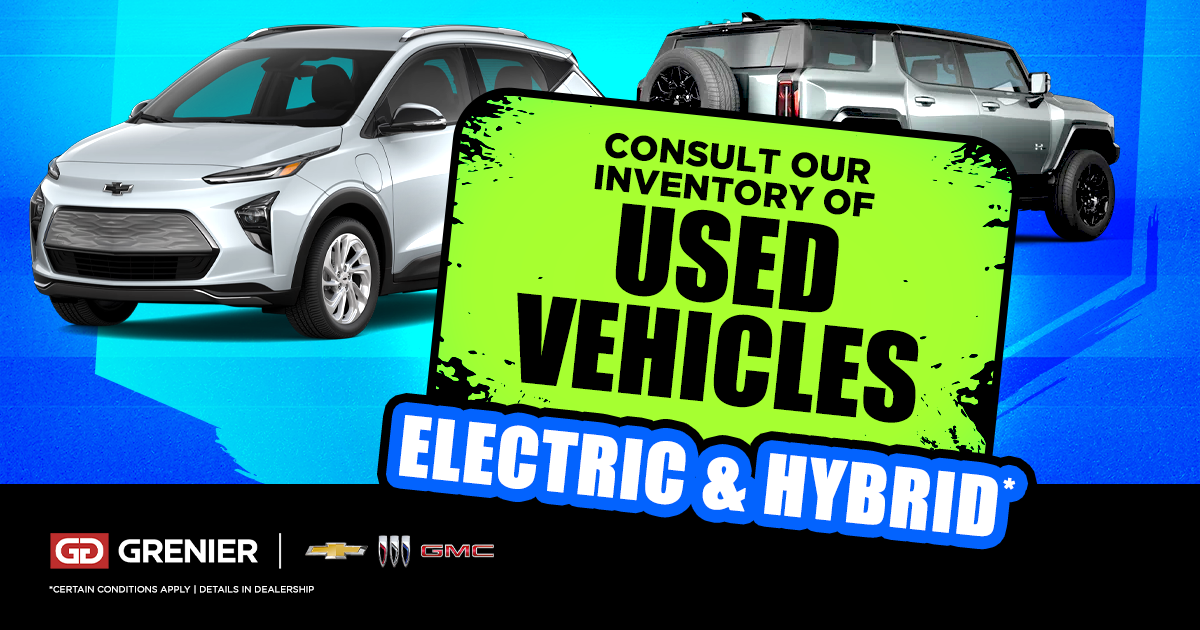 USED ELECTRIC AND HYBRID VEHICLES !