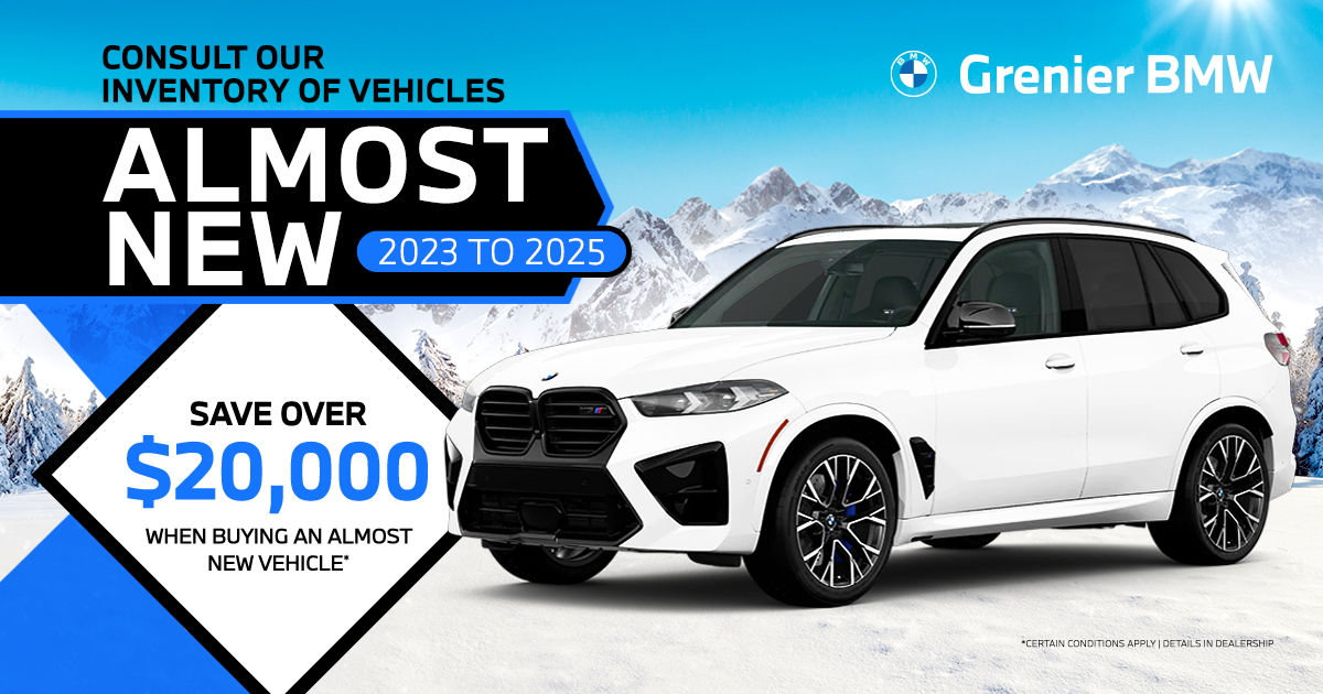 ALMOST NEW VEHICLES IN INVENTORY !