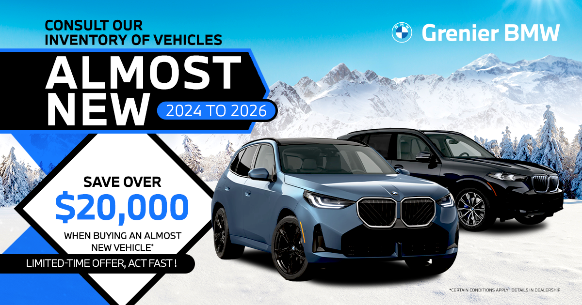 ALMOST NEW VEHICLES IN INVENTORY !