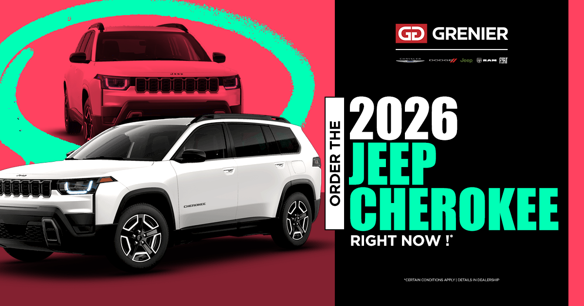 ORDER THE 2026 JEEP CHEROKEE !