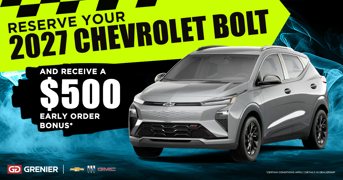 RESERVE YOUR 2027 BOLT !