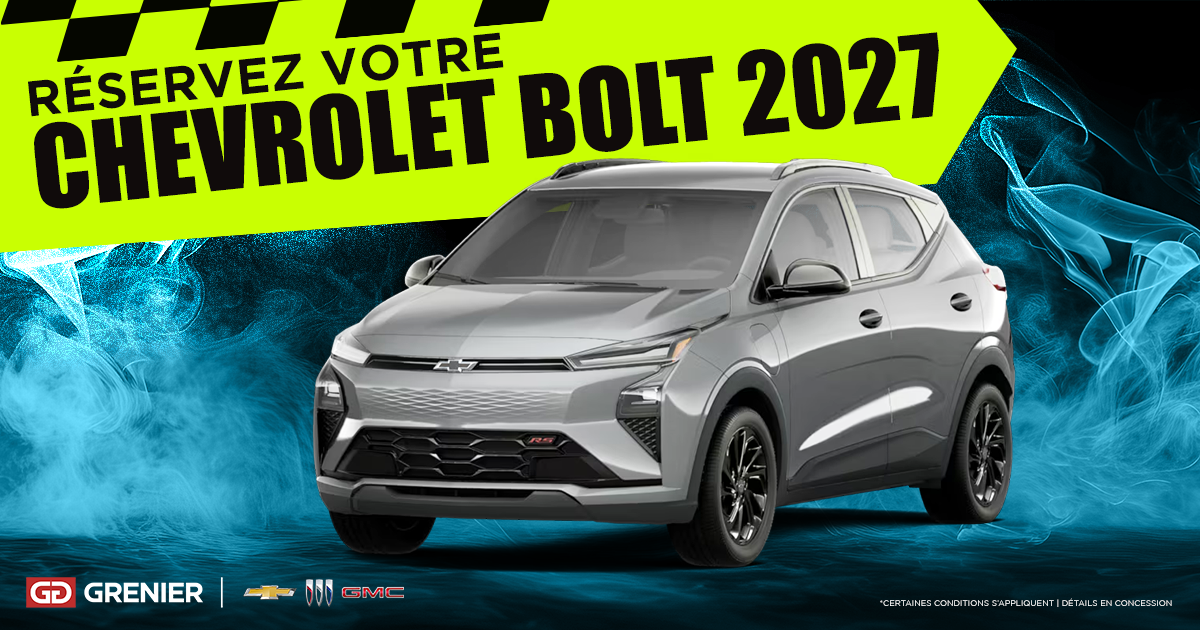 RÉSERVEZ VOTRE BOLT 2027 !