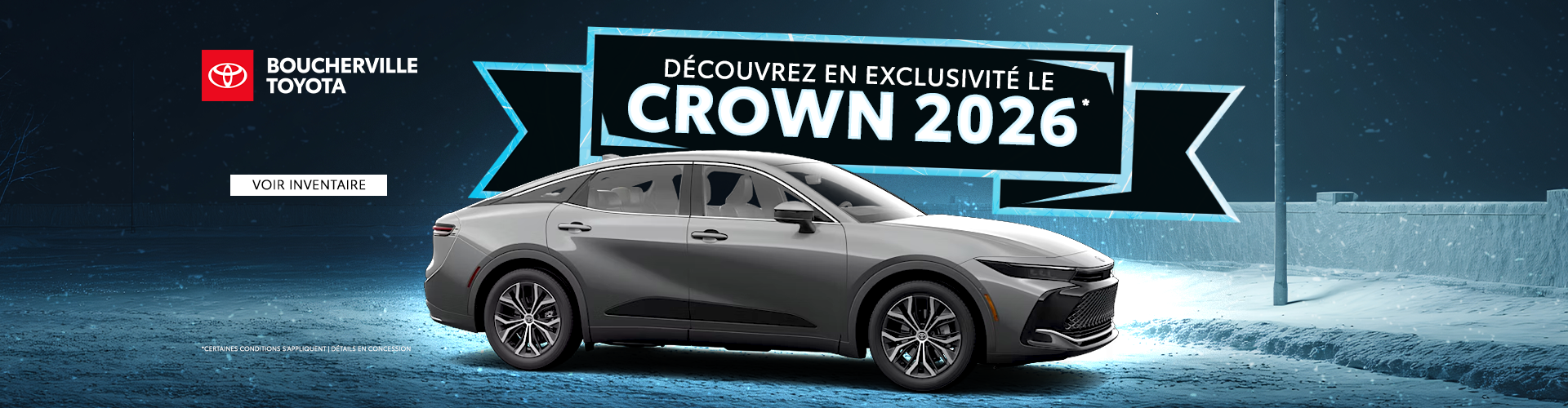 DÉCOUVREZ LE CROWN 2026 ! DÉCOUVREZ LE CROWN 2026 !