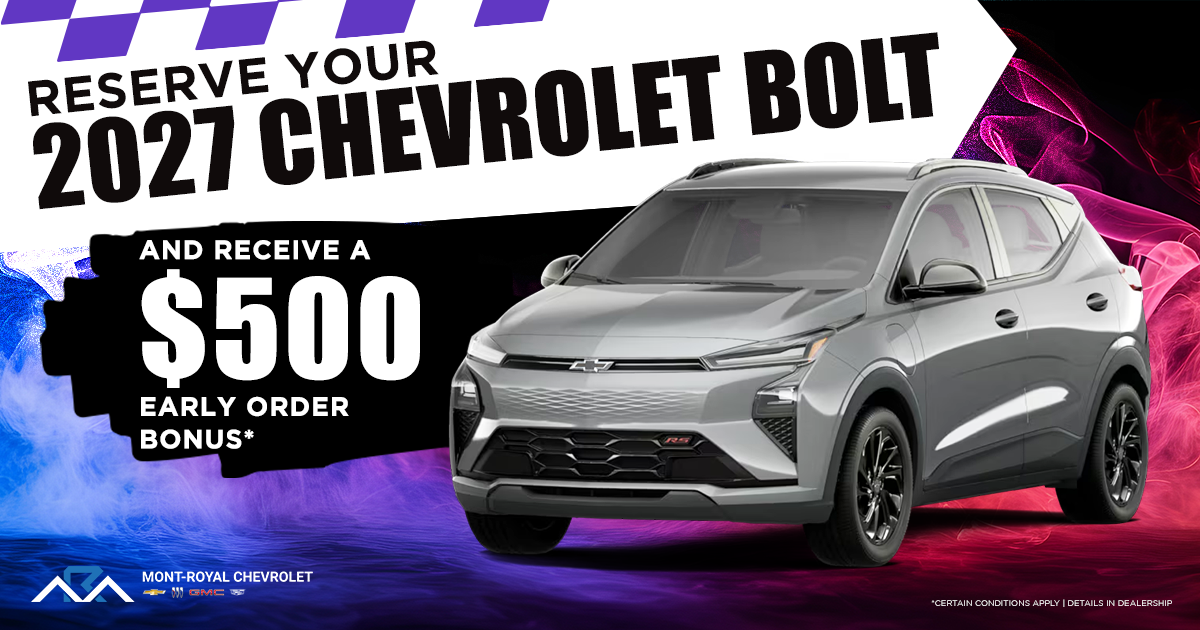 RESERVE YOUR 2027 BOLT !