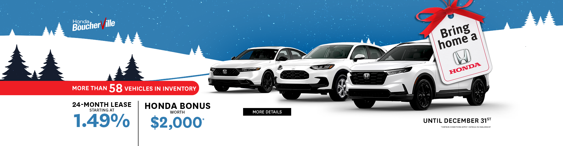 BRING HOME A HONDA !