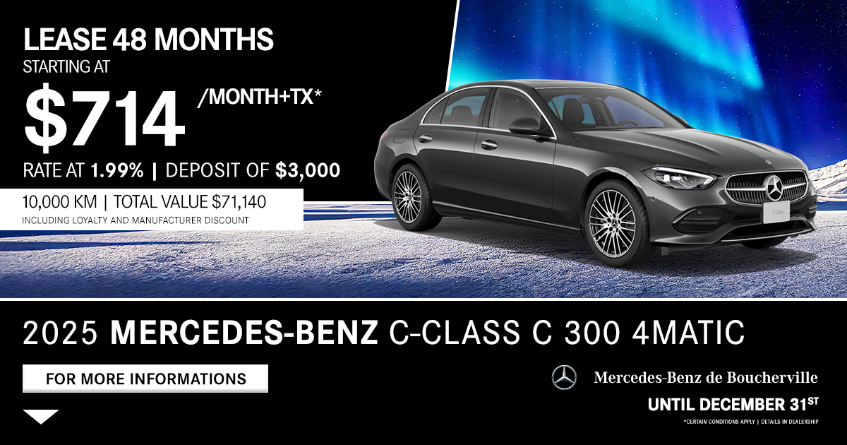 2025 C-CLASS C 300 4MATIC