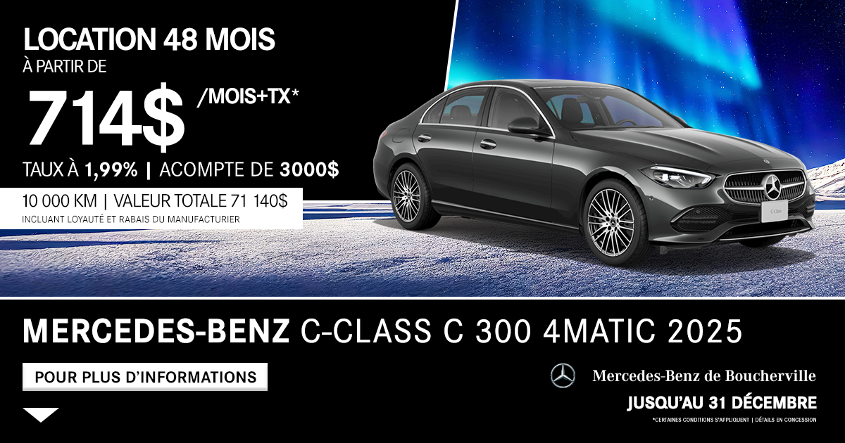 C-CLASS C 300 4MATIC 2025