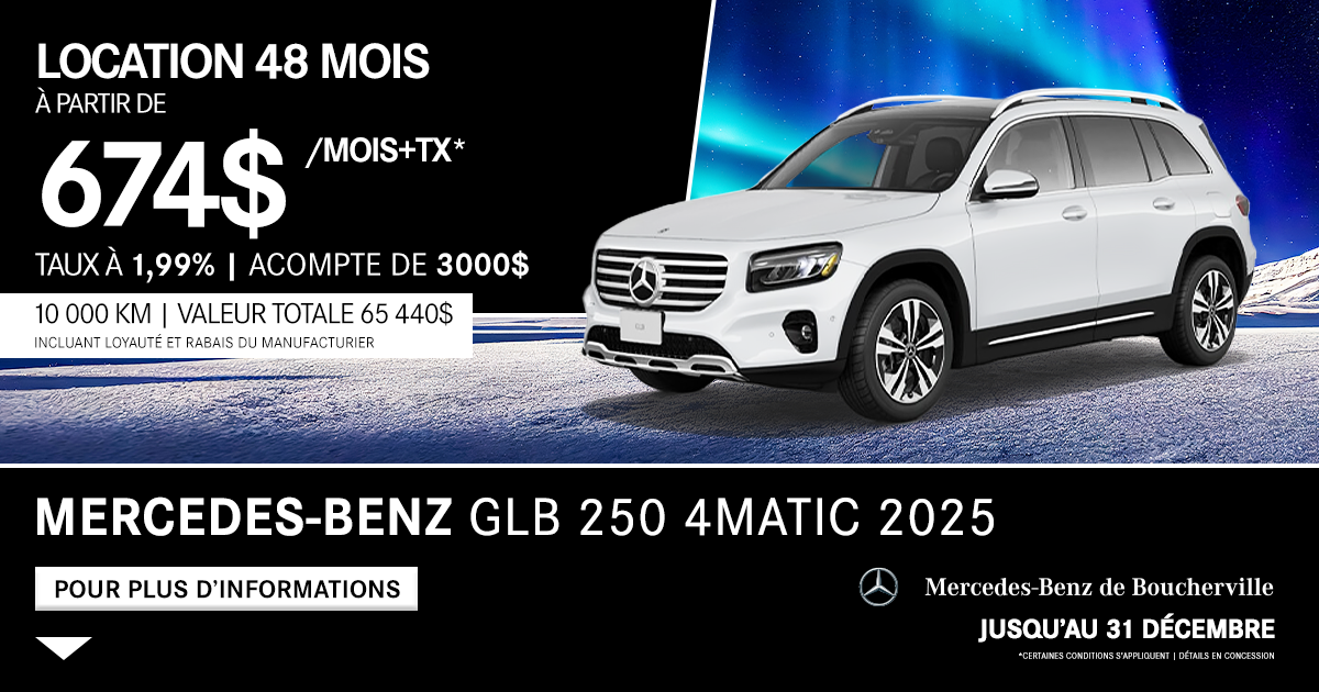 GLB 250 4MATIC 2025