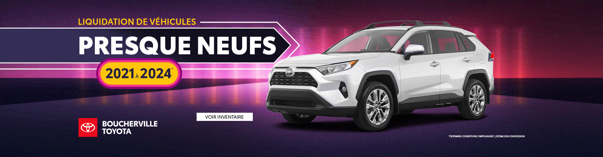 VÉHICULE PRESQUE NEUFS ! VÉHICULE PRESQUE NEUFS !