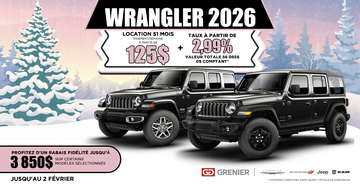 WRANGLER 2026 !