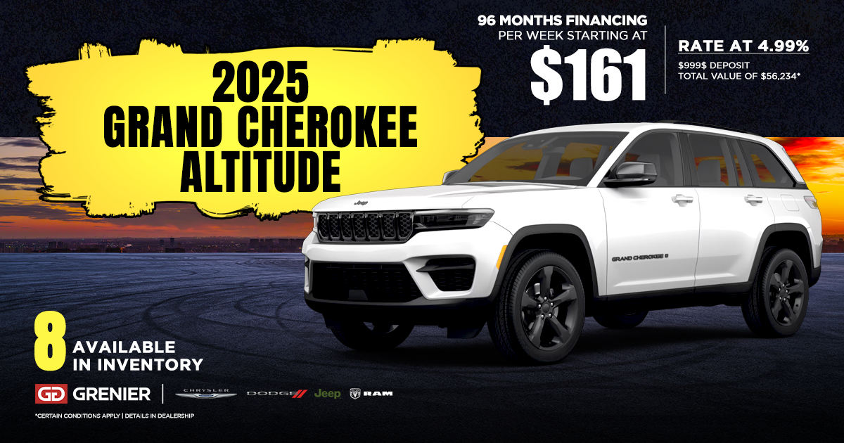 2025 JEEP GRAND CHEROKEE ALTITUDE !
