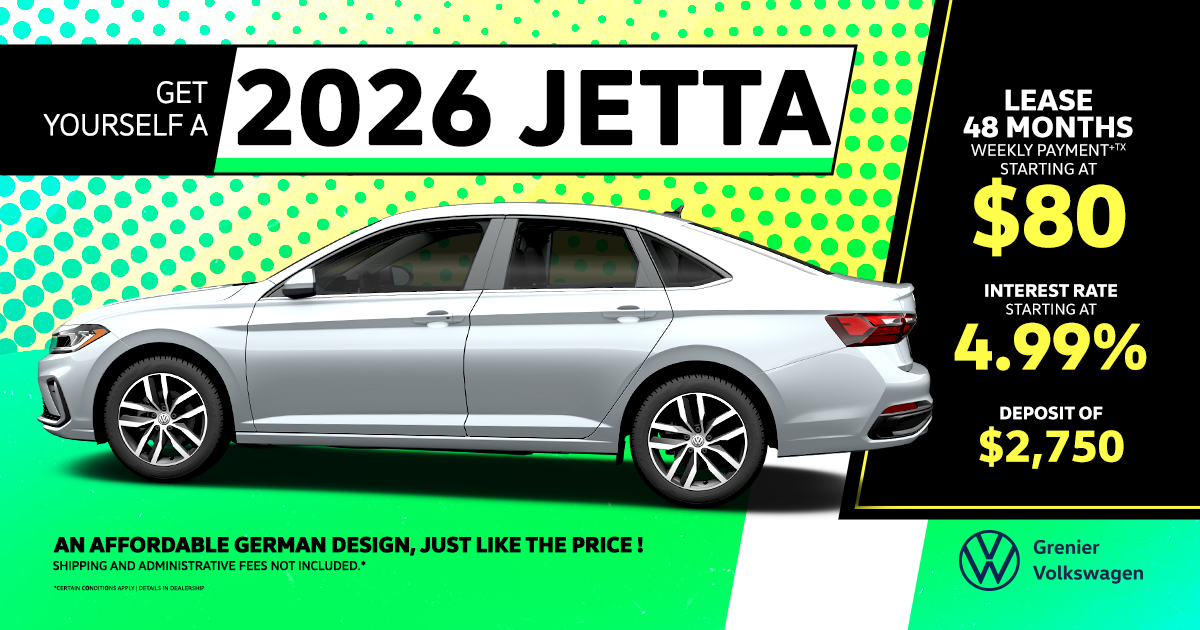 TREAT YOURSELF TO A 2026 JETTA !