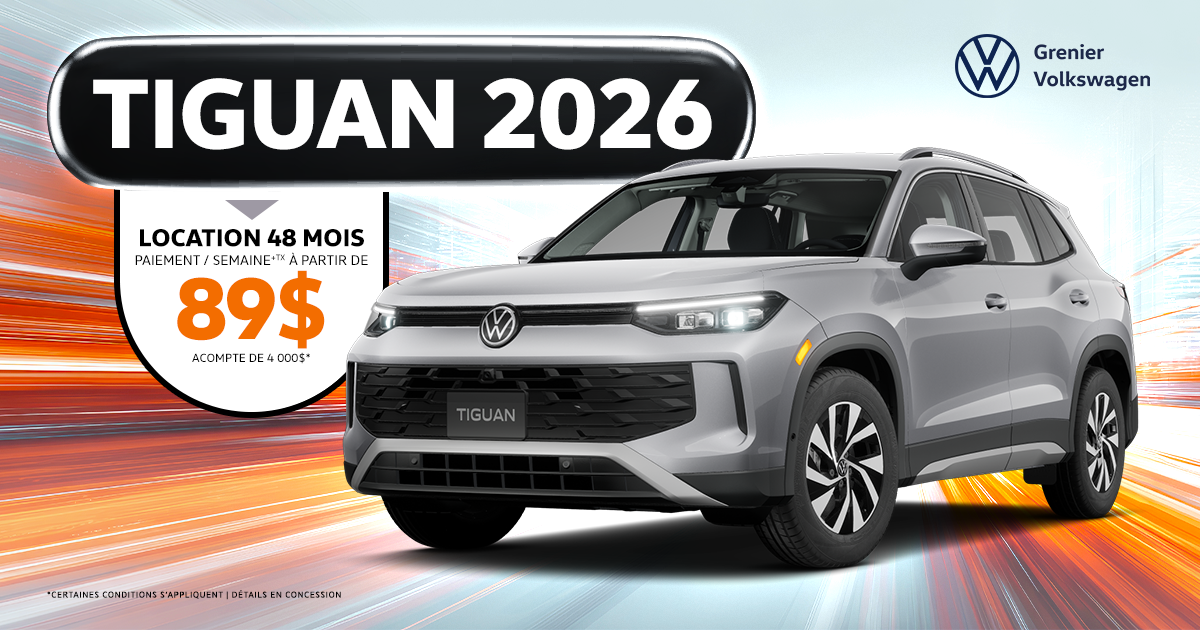 ROULEZ EN TIGUAN 2026 !