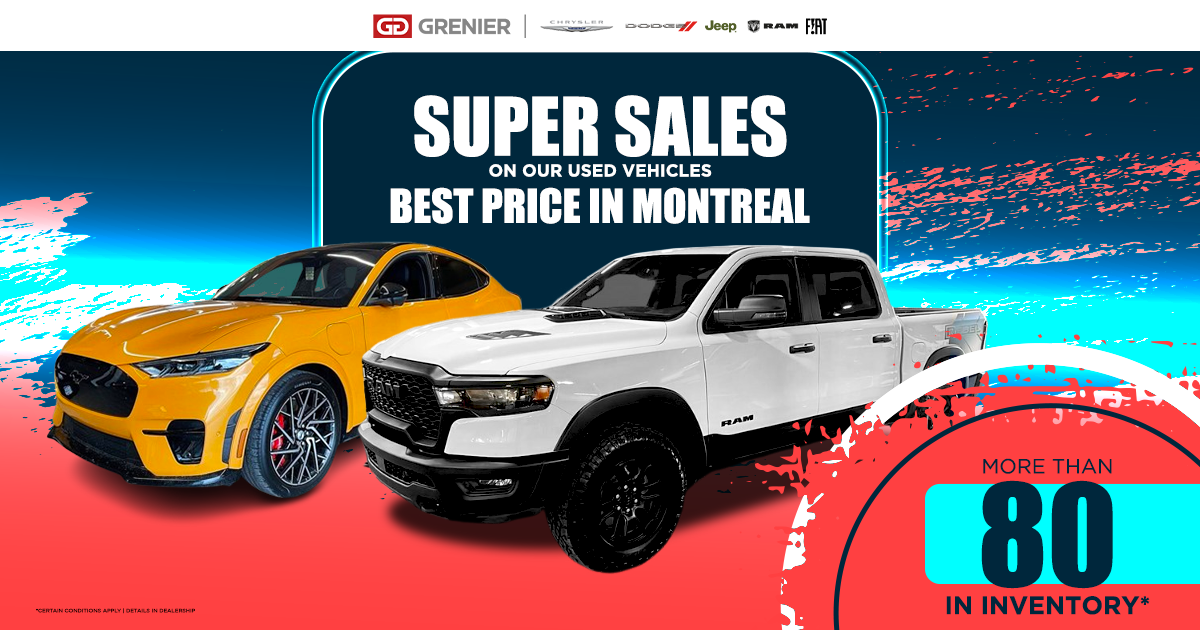 SUPER SALES ON OUR USED VEHICLES !