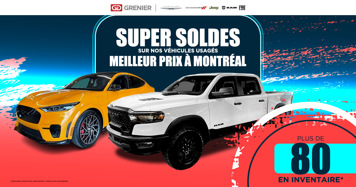 SUPER SOLDES SUR NOS VÉHICULES USAGÉS !