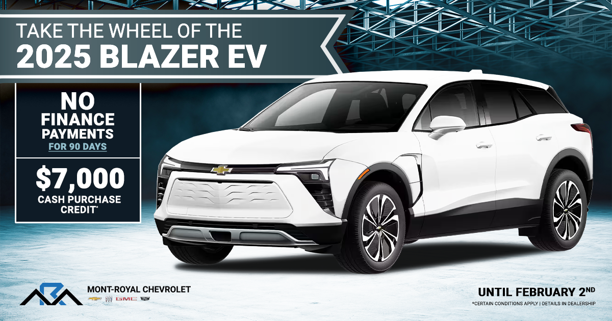 TAKE THE WHEEL OF THE 2025 BLAZER EV !