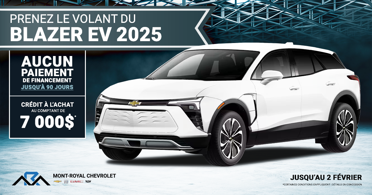 PRENEZ LE VOLANT DU BLAZER EV 2025 !