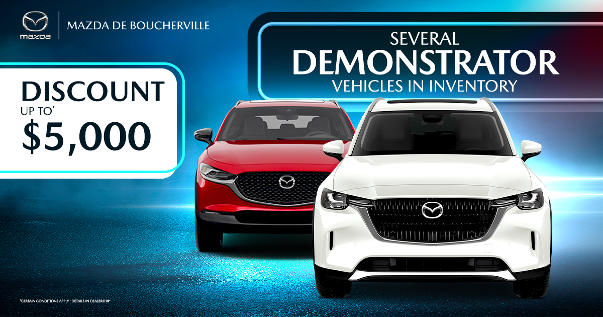 SEVERAL DEMONSTRATORS VEHICULES AVAILABLE !