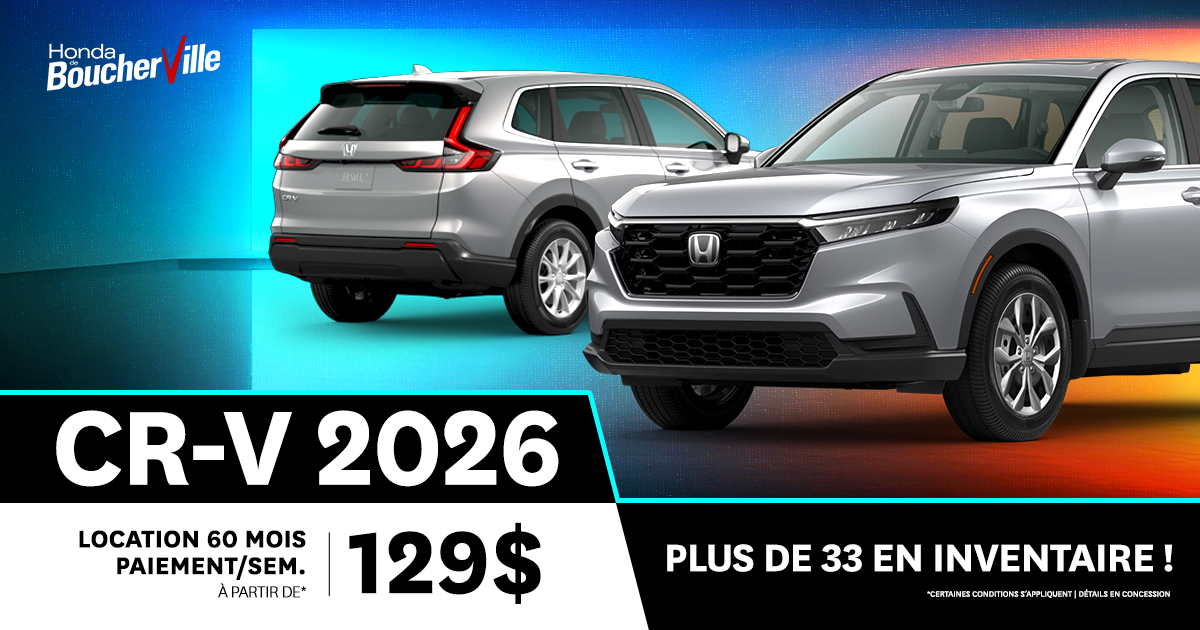 CR-V 2026 DISPONIBLES !