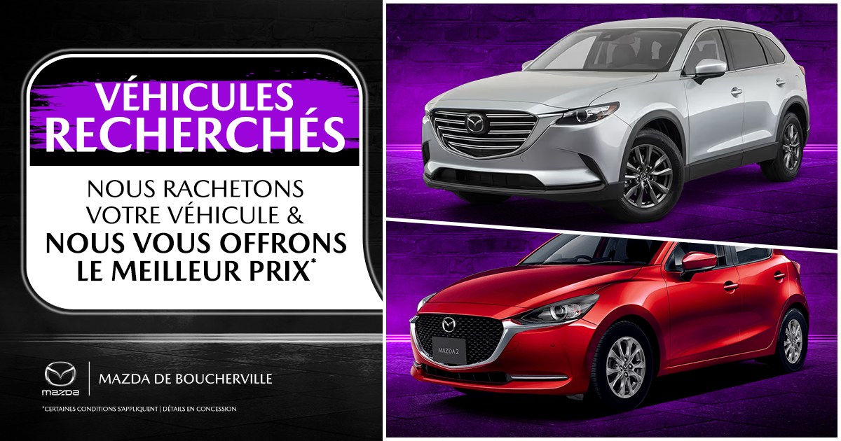 VÉHICULES RECHERCHÉS !