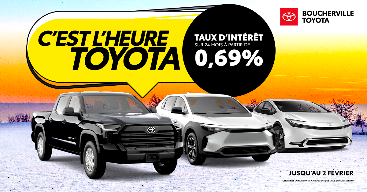 C'EST L'HEURE TOYOTA !