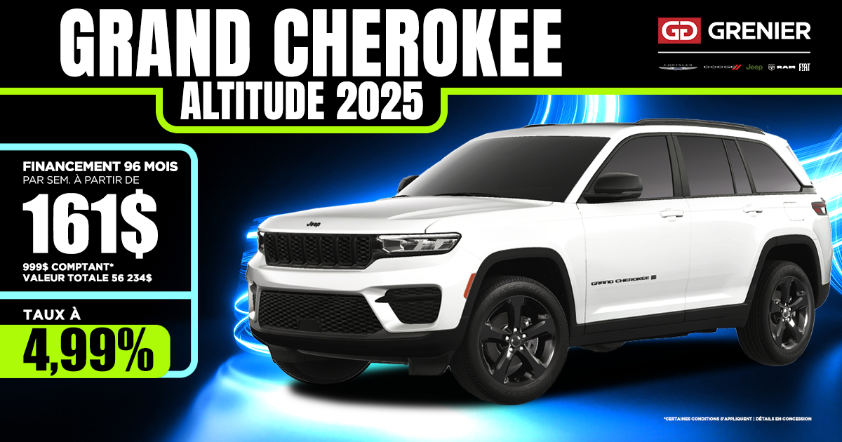 JEEP GRAND CHEROKEE ALTITUDE 2025 !