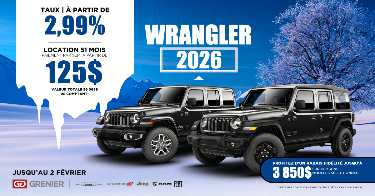 WRANGLER 2026 !