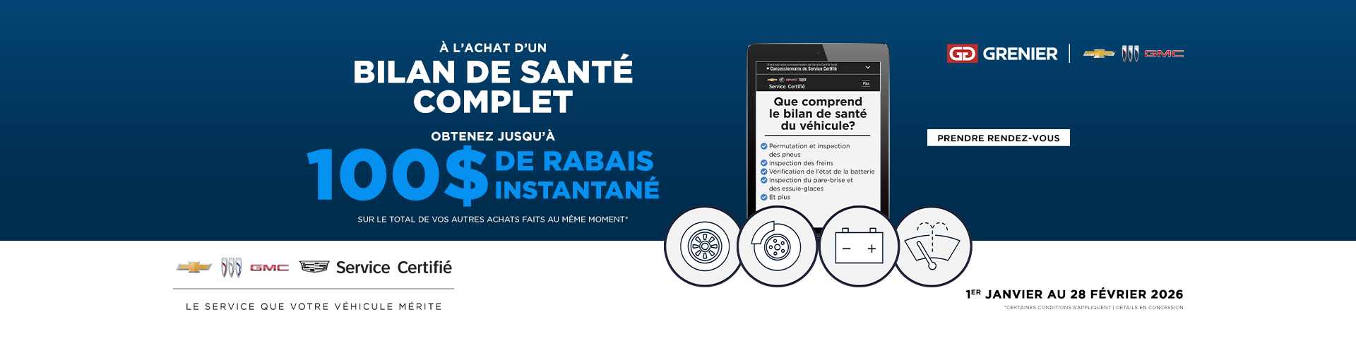 BILAN DE SANTÉ COMPLET !