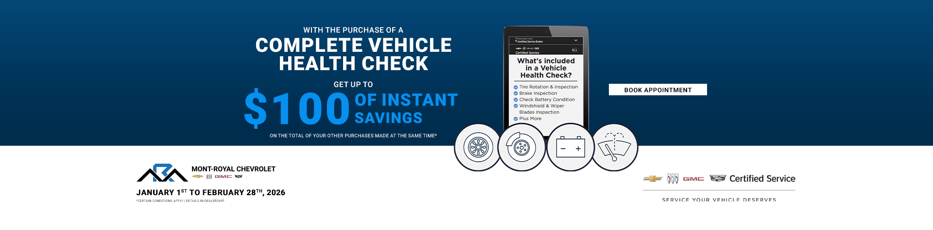 COMPLETE VEHICLE HEALTH CHECK !